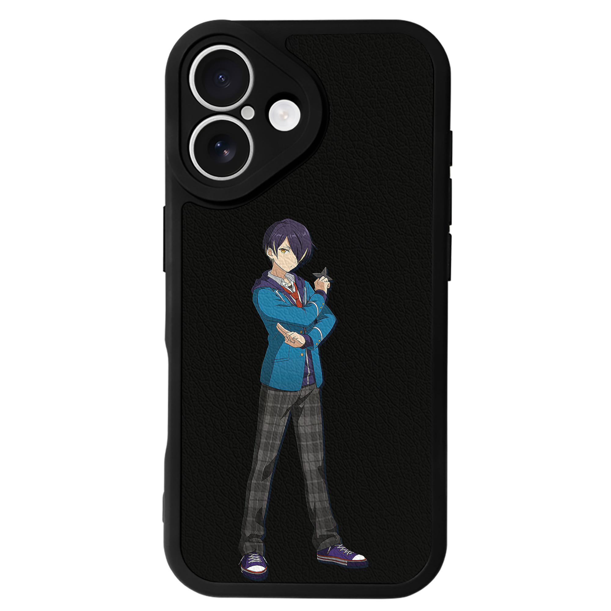（画像用） あんさんぶるスターズ! Ensemble Stars 【iPhone 16シリーズ対応】シリコンスマホケース（レザー調） 材質：シリコン
